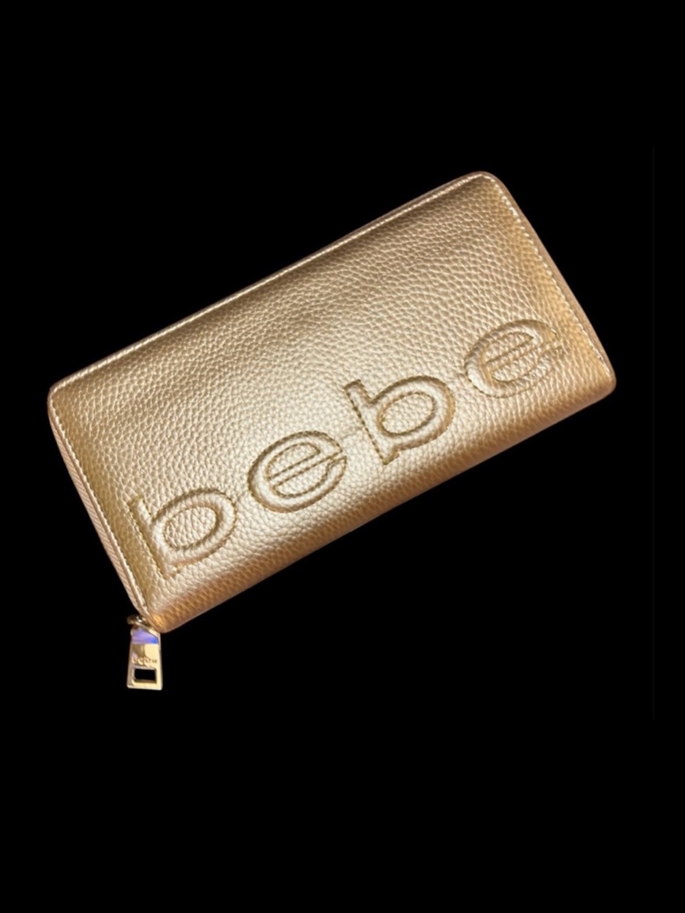 Bebe Metallic Gold Wallet/Clutch
